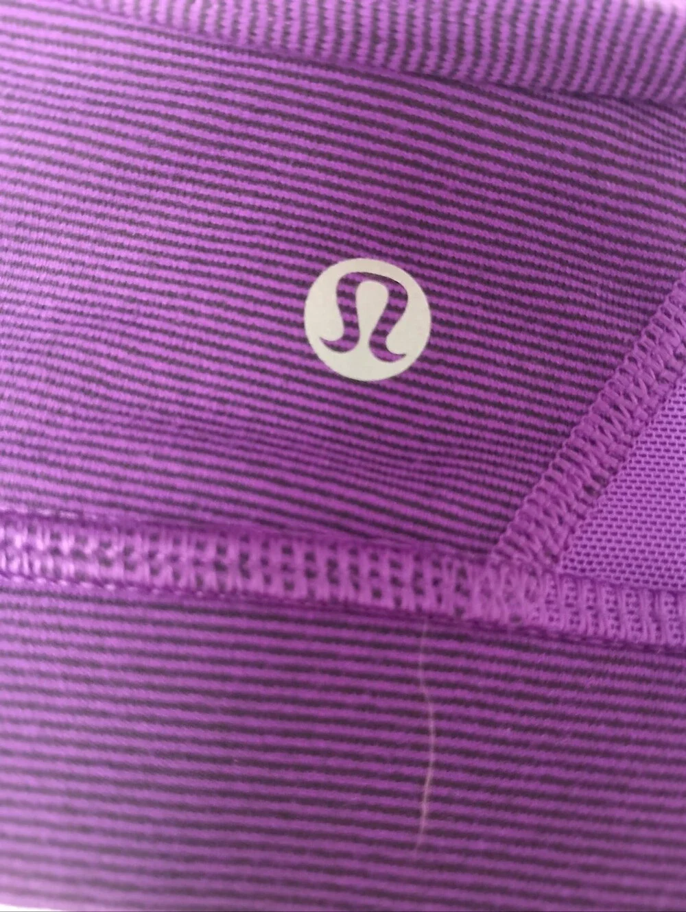 lululemon athletica Deep Purple Ribbed Strappy Sports Bra